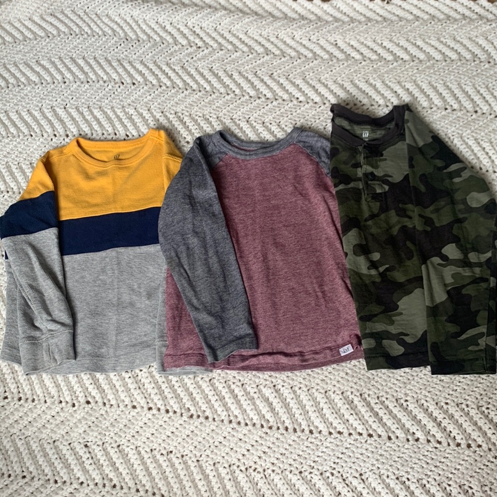 Bundle of 3 Gap long sleeve shirts